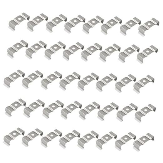 Murtenze T8 Led Light Clips Bracket Hanger for Integrated Tube Light T8 x 40 gallery