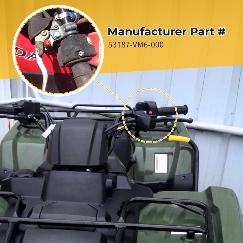 M MATI 1PCS Reverse Cap Button for Honda FourTrax 300 Rancher 350 420 Foreman... gallery