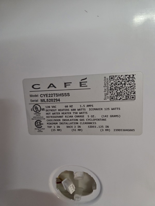 GE Cafe Series Original Electrical Plug/Cord WR23X10744 gallery
