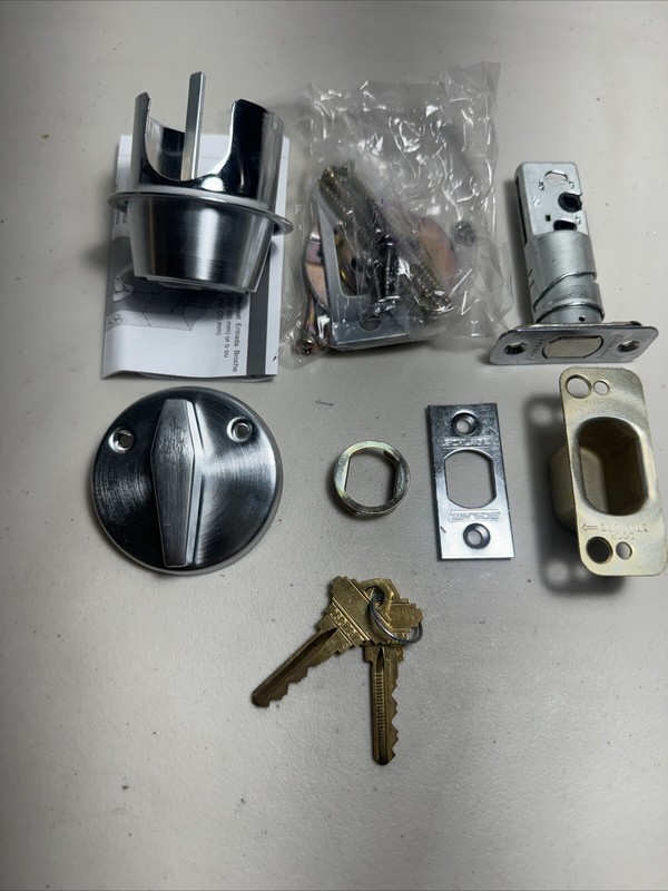 Schlage Single Cylinder Deadbolt B560P 626 C Satin Chrome gallery