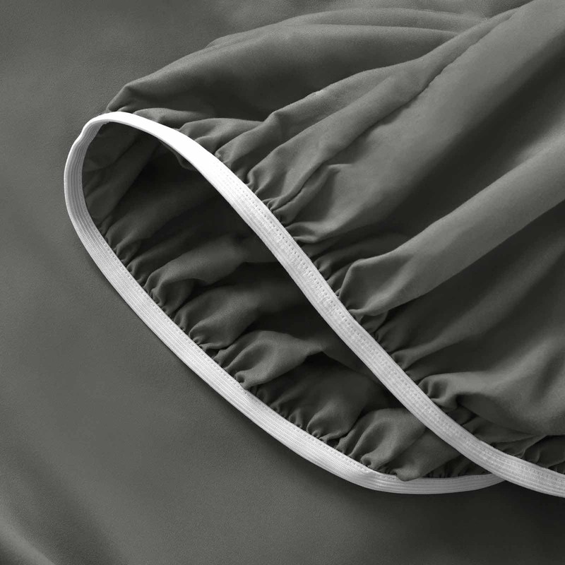 Split Top King Fitted Sheet Only for Adjustable Bed Ultra-Soft Microfiber 34 ... gallery