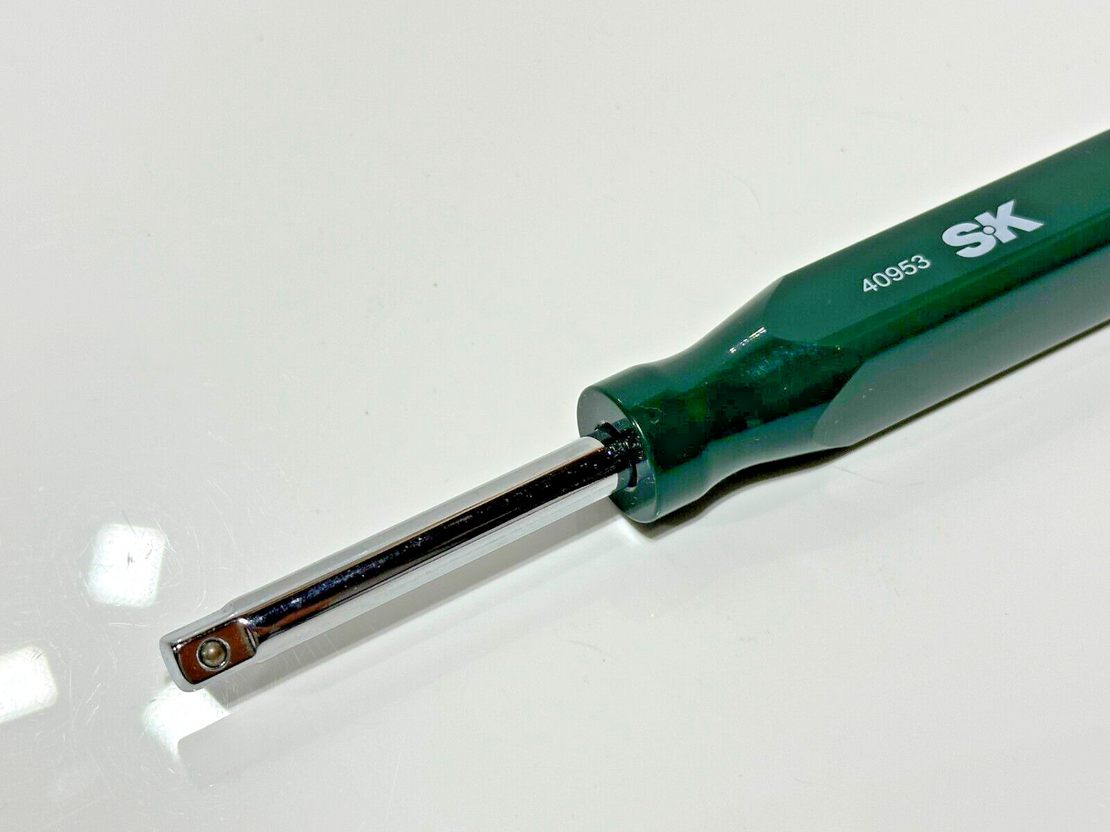 NEW SK Tools 40953 1/4" Drive Spinner Extension Handle - Green Hard Handle gallery