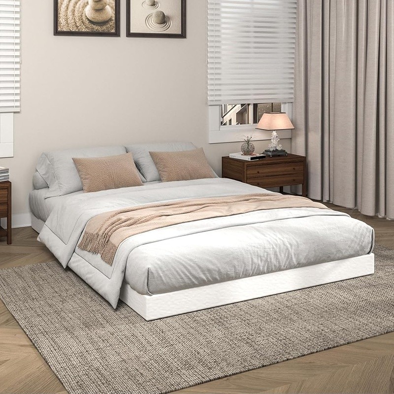 Durable Steel Bed Frame Low Profile Quick Assembly Squeak Resistant Support New gallery
