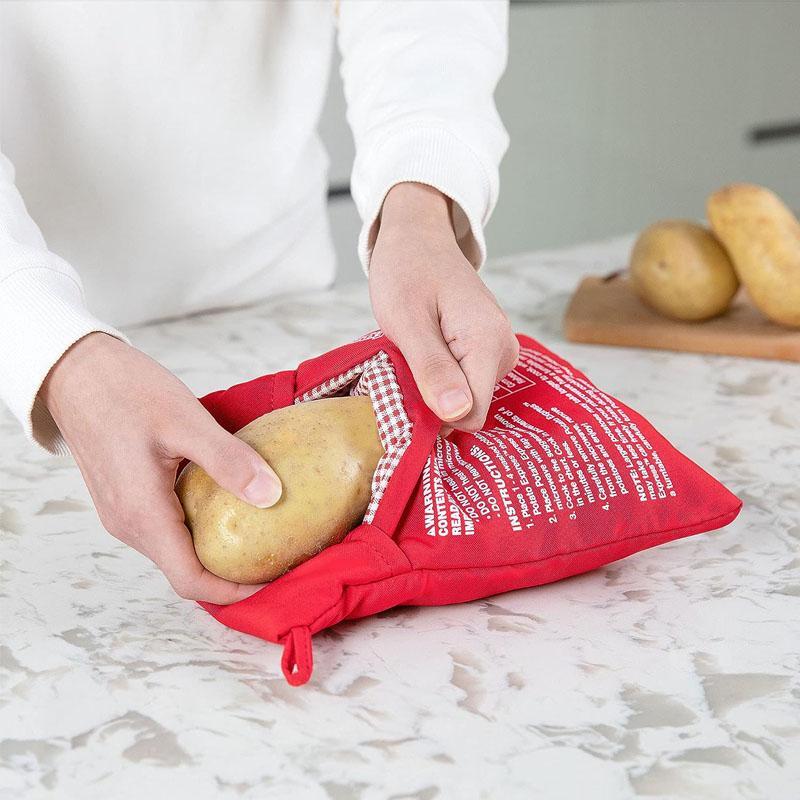Reusable Microwave Potato Bag - Perfect Potatoes in 4 Minutes gallery