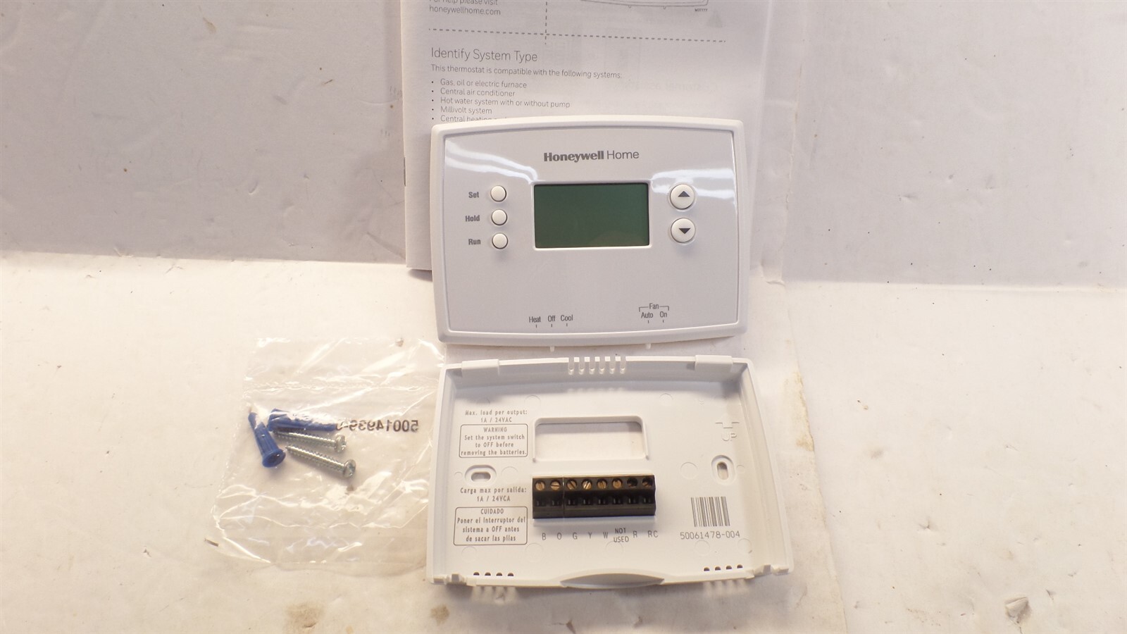 HONEYWELL RTH2300B 5-2 DAY PROGRAMMABLE THERMOSTAT WITH DIGITAL BACKLIT DISPLAY gallery