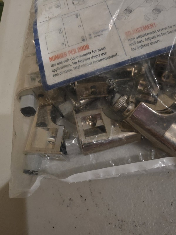 ( QTY 25) Rok Hardware SCD103 Soft Close Cabinet Damper Self Closing Mechanism gallery