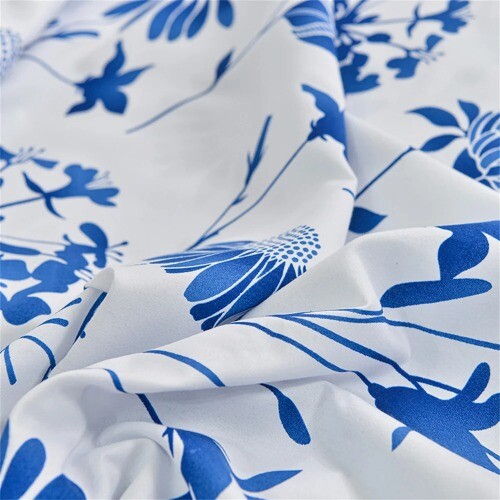 Fitted Bed Sheet with Elastic Flower Printed Bed Cover Printed Mattress Cover gallery