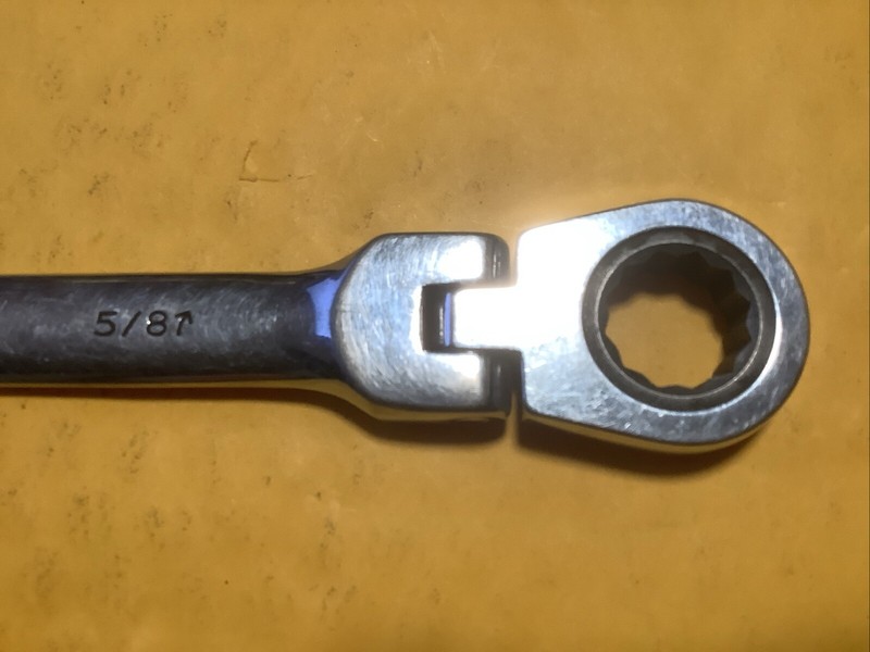 5/8" Flex Head Ratcheting Combination Wrench - Unknown Brand? gallery