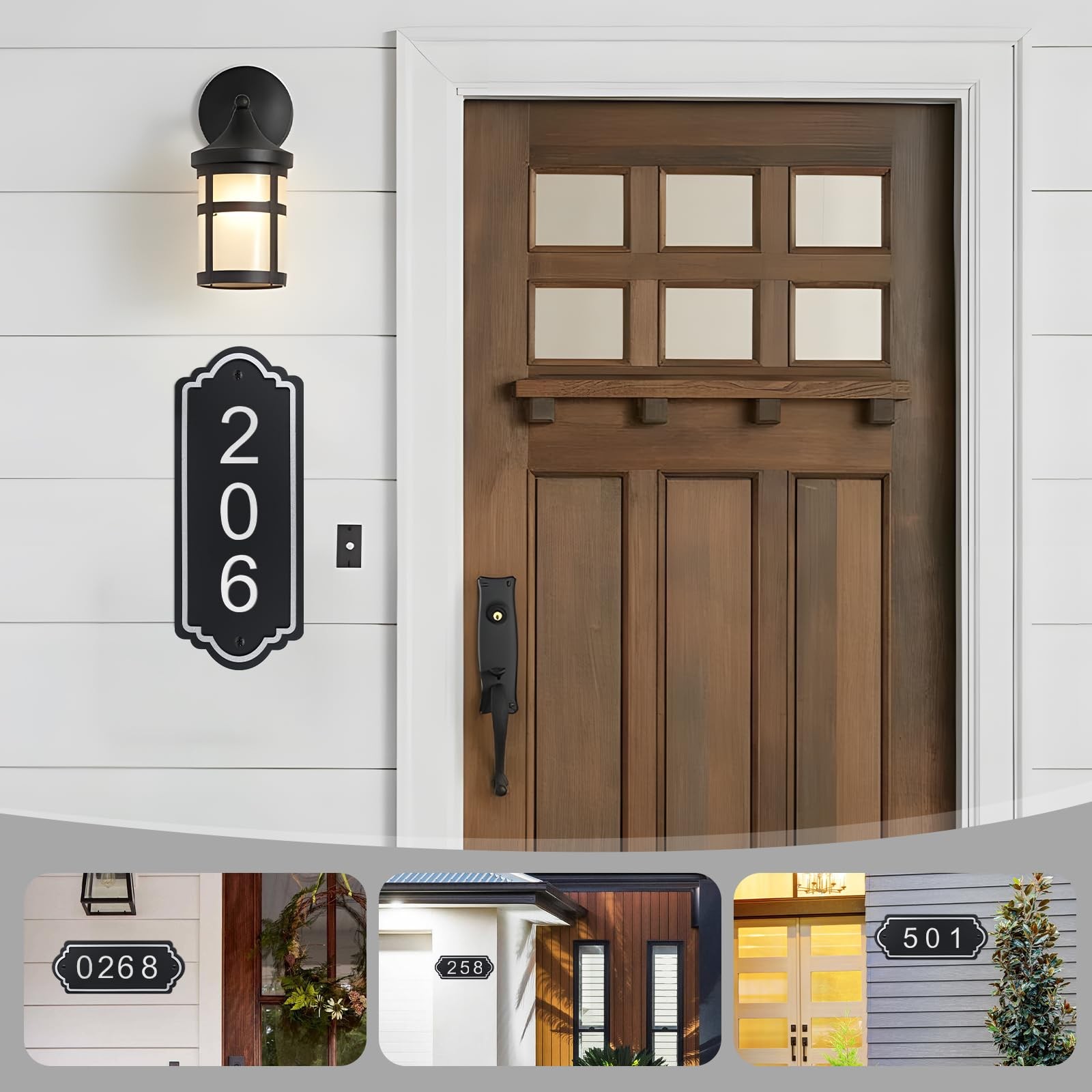 House Numbers for Outside, Address Plaques, Mailbox Numbers, Featuring Two Se... gallery