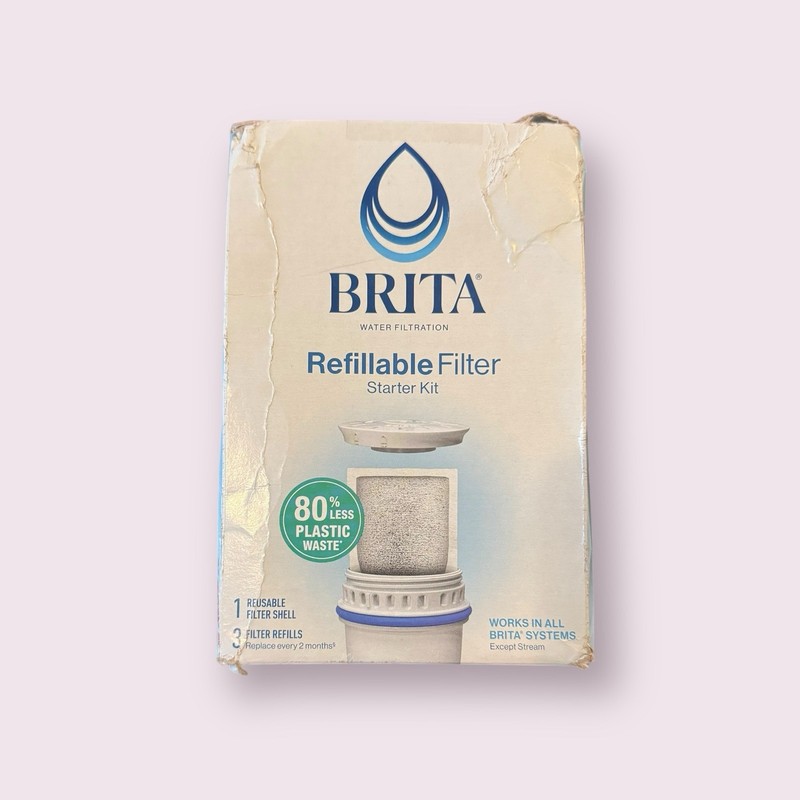 Brita Refillable Filter Starter Kit w/ Reusable Filter Shell & 3 Filter Refills gallery