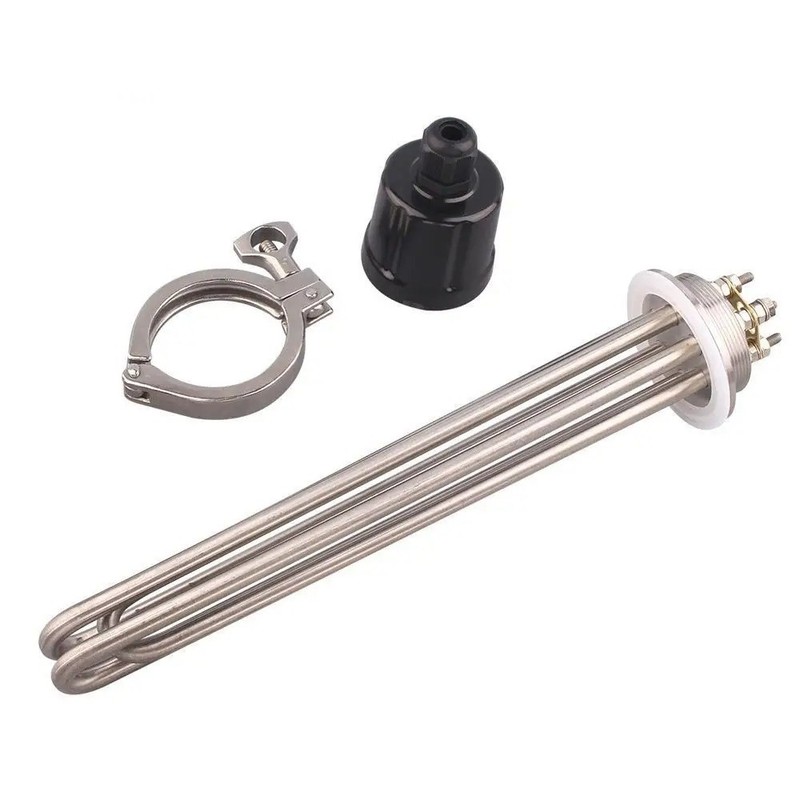 Tri Clamp Heating Element 2in 3KW 3750W 4.5KW 6KW 9KW Immersion Heater SS Tube gallery