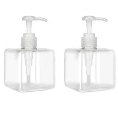 Clear 250ML Pump Bottle Refillable Cosmetic Lotion Dispenser