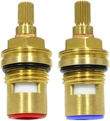 Replacement Brass Ceramic Disc Stem Cartridge Faucet Valve Quarter Turn