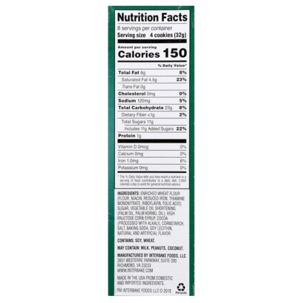 Oven Baked 9 oz FUDGE MINT Cookies Similar to Girl Scout Thin Mints *BB 12/2025* gallery