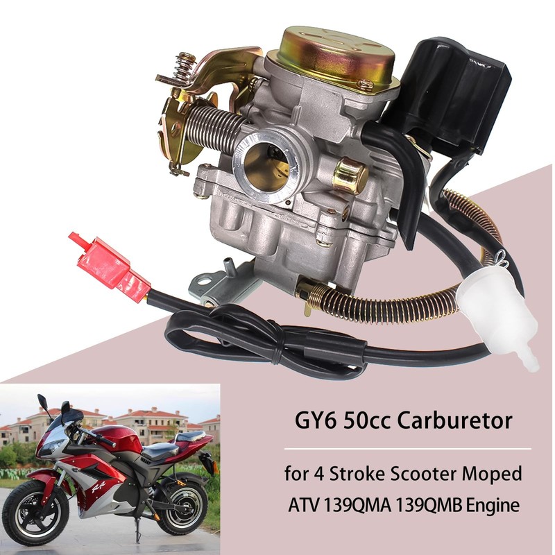 HighPerformance 50CC 4Stroke GY6 Carburetor for 49cc50cc Scooters and Mopeds,... gallery