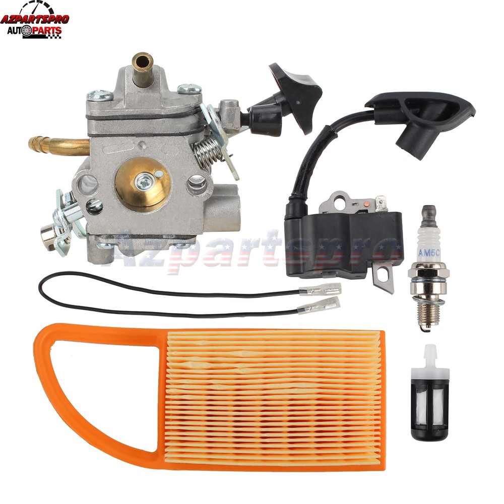 Carburetor Ignition Coil Air Filter kit For Stihl BR600 BR700 BR500 BR550 Blower