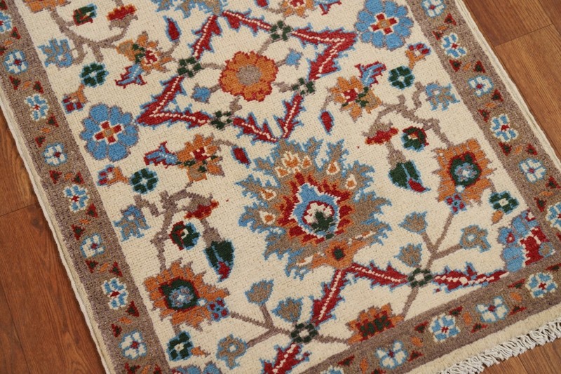 Authentic Kazak Pakistani Handmade Small Rug Wool Craftsmanship 2x3 gallery