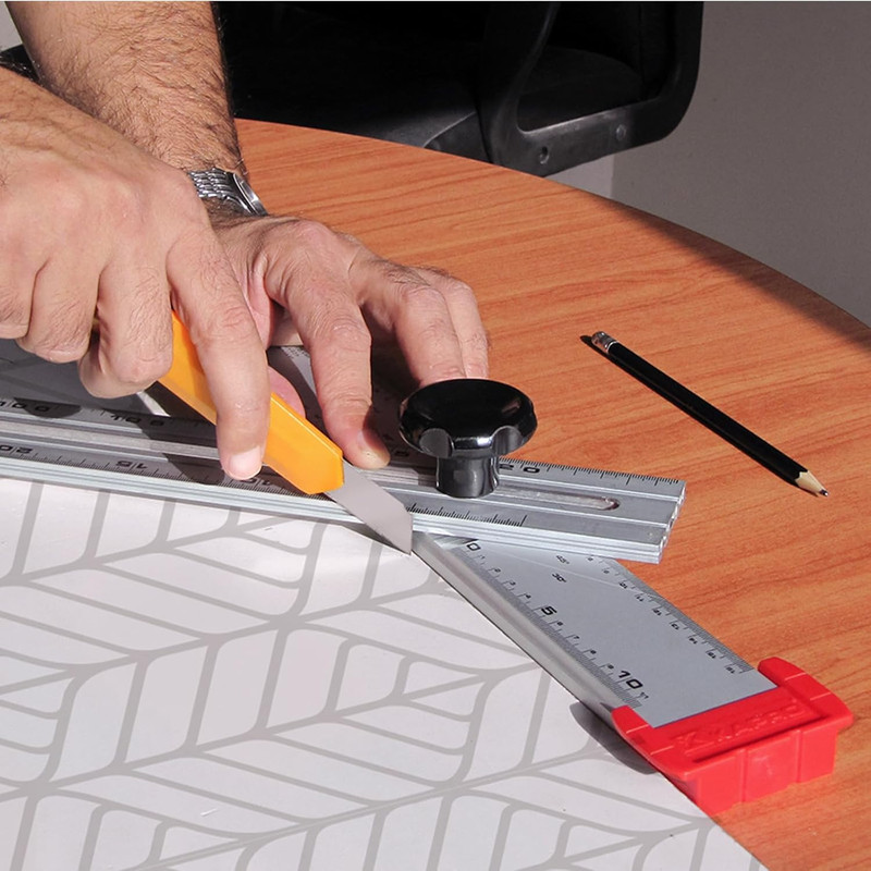 - 317 Adjustable Drywall T-Square Tool - Aluminum - for Layout and Marking - Fea gallery