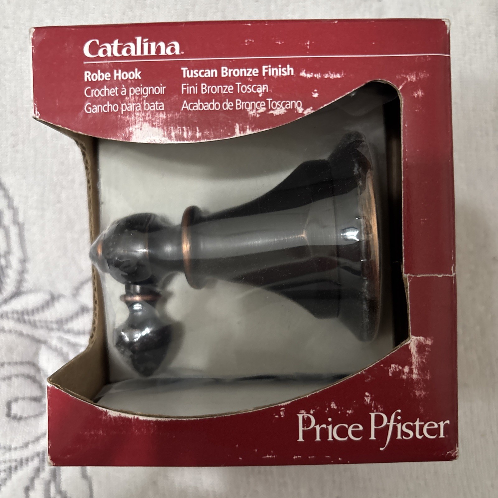 Price Pfister Treviso Robe Hook Tuscan Bronze Finish BRH-E0YY Bathroom Decor gallery
