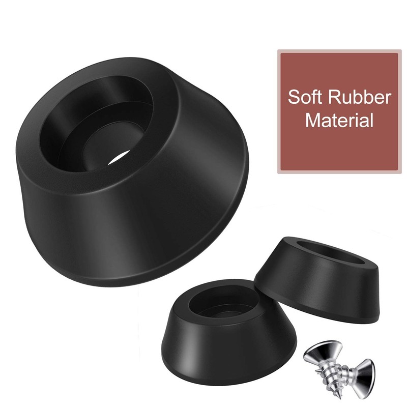 200 Pieces Soft Cutting Board Rubber Feet Stainless Steel Screws, 0.28 x 0.59 gallery