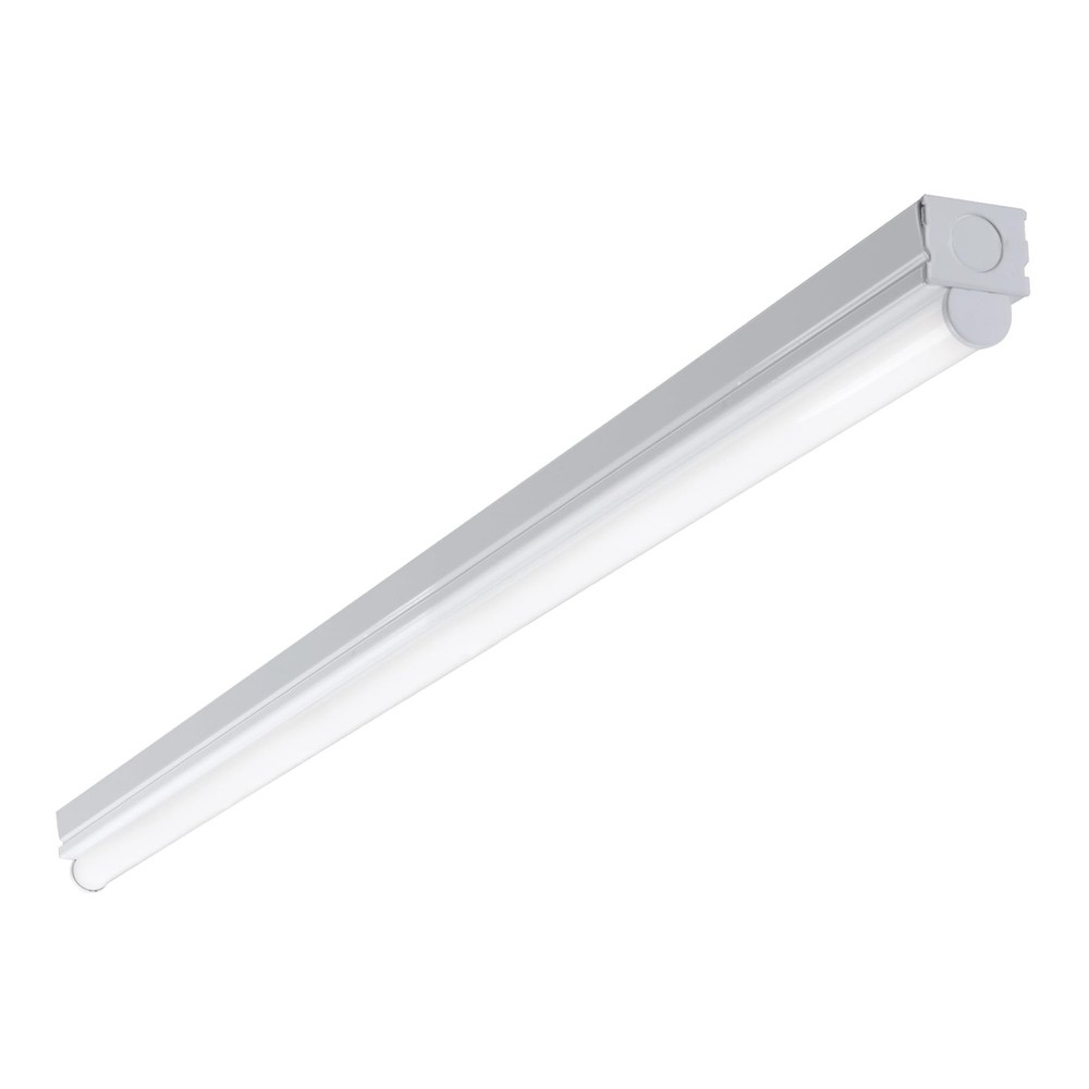 Metalux 4 ft. 1-Light Linear White Integrated LED Ceiling Strip Light with 2100