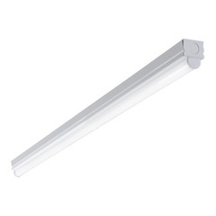 Metalux 4 ft. 1-Light Linear White Integrated LED Ceiling Strip Light with 2100