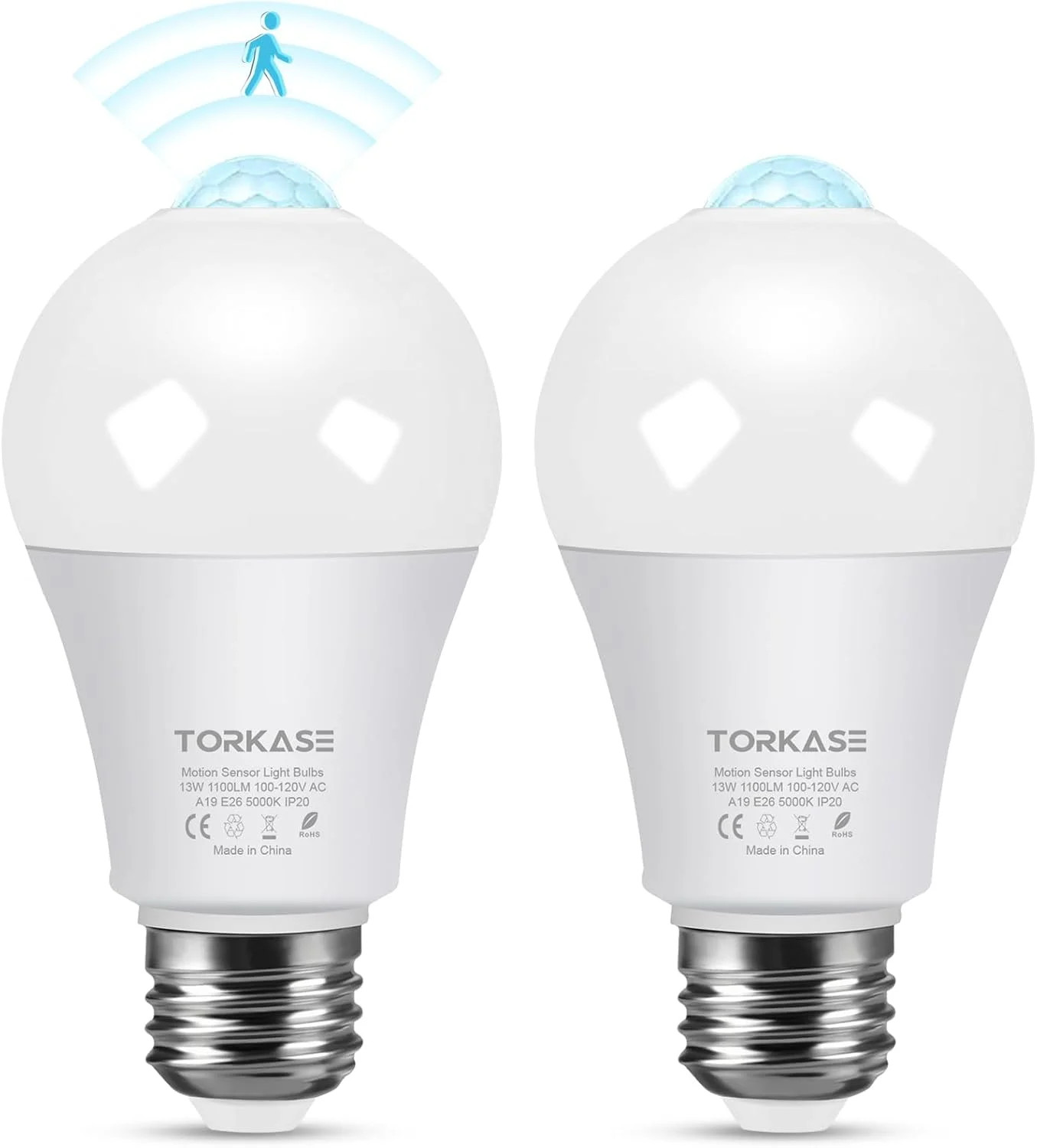 Motion Sensor Light Bulbs, 13W (100Watt Equivalent), Motion Activated Dusk to Da gallery