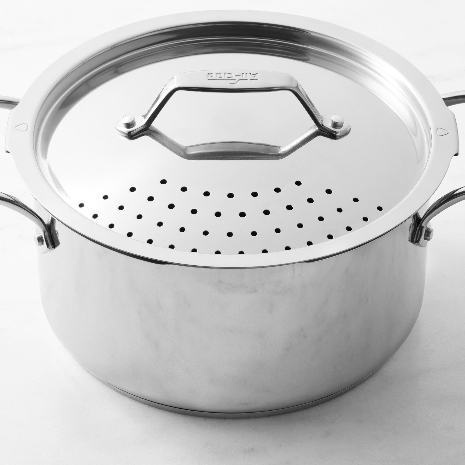 All-Clad Simply Strain Stainless-Steel Multipot with Strainer, 6-Qt NEW gallery