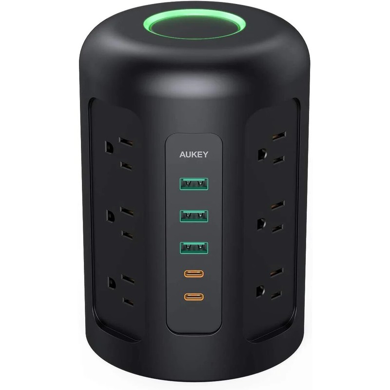 Power Strip Tower, 12 Outlets, 30W 3 USB & 2 USB-C ports, power up to 17 devices gallery