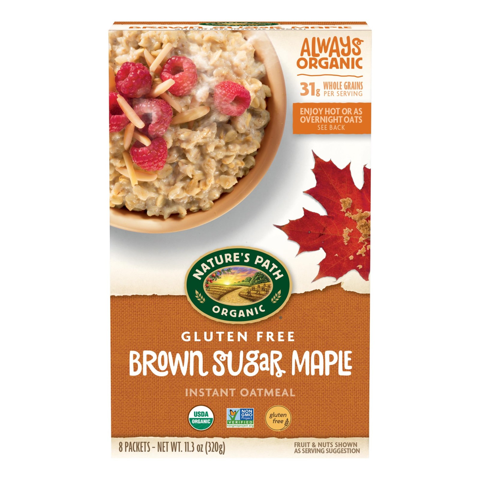 Nature's Path Organic Brown Sugar Maple 11.3 Ounce (Pack of 6), Natural gallery