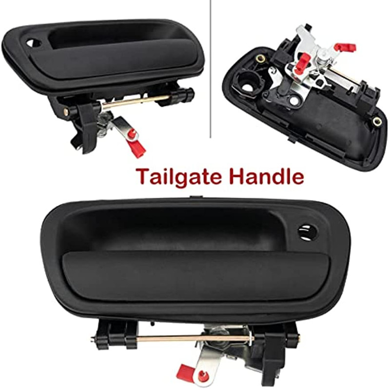 Tailgate Handle & Bezel for Chevrolet Silverado; GMC Sierra 1500, 2500, 3500 gallery