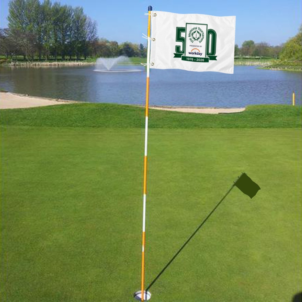 the Memorial Tournament presented by Workday Golf Pin Flag 13x20Inch gallery