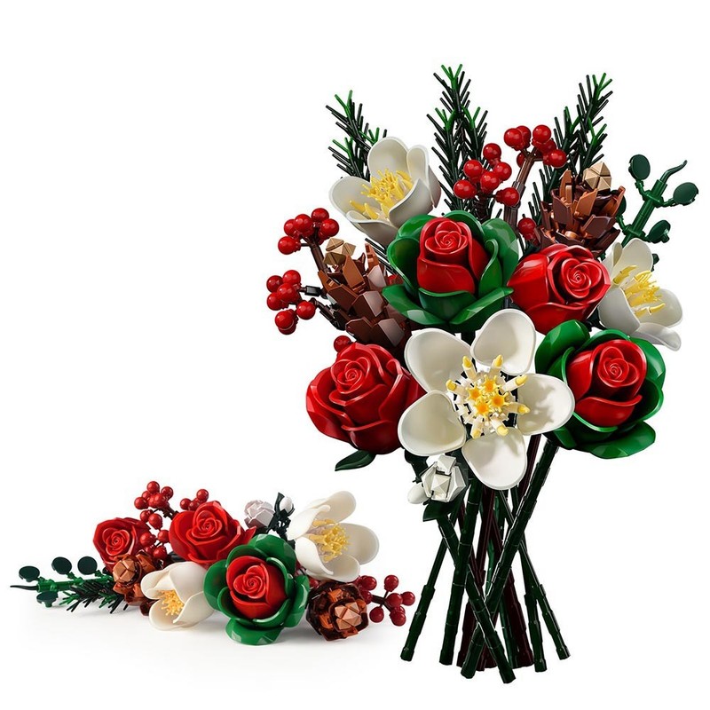 High-Quality All-Age Strong Quick-Assembly Realistic Flower Bouquet Building Set gallery