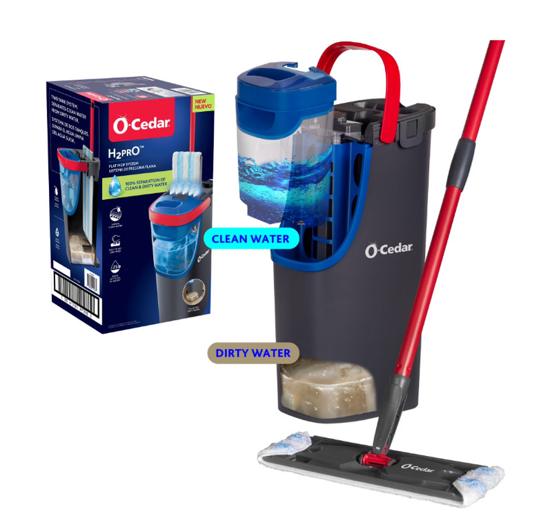O-Cedar H2prO Flat Mop System gallery