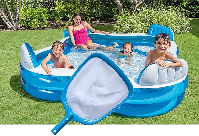 Pool Spa Leaf Skimmer Net with White Ultra Fine Mesh for Pool and Spa gallery