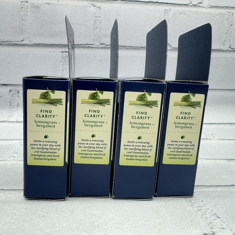 4 Pack Glade Aromatherapy Cool Mist Diffuser Refill Clarity Lemongrass Bergamot gallery