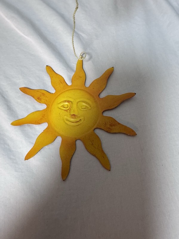 Vintage Celestial Sun Hanging Mobile Windchime Decor Whimsygoth Tube Colorful gallery