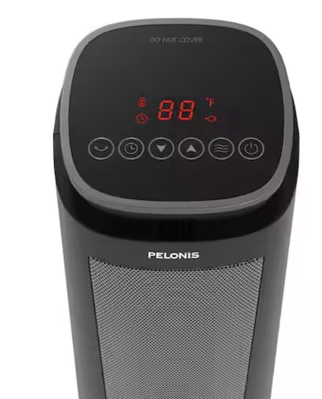 Pelonis 1500W 23" Digital Ceramic Tower Heater Oscillation gallery