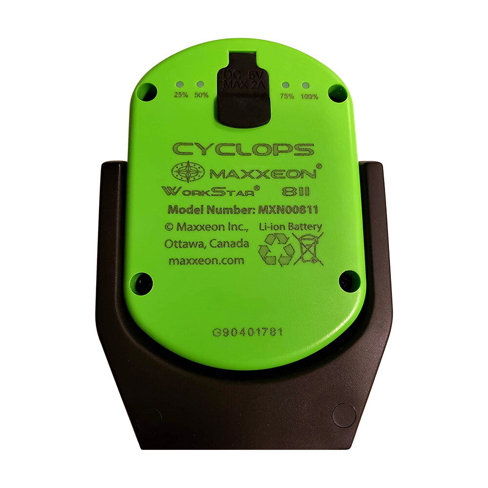 Maxxeon Work Star® 811 Cyclops USB Rechargeable LED Work Light (Green) gallery