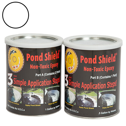 Pond Armor Pond Shield Non-Toxic Epoxy Paint - 1.5 Gallon WHITE gallery
