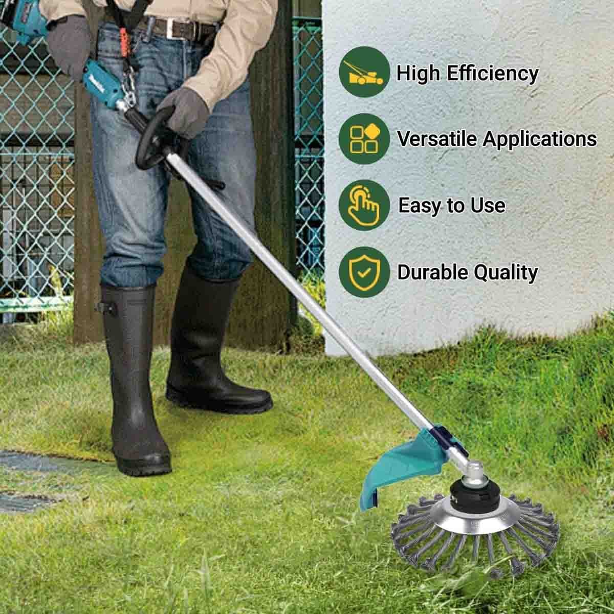 8 Inch Steel Wire Trimmer Head – Universal Weed Eater Attachment for Stihl US gallery