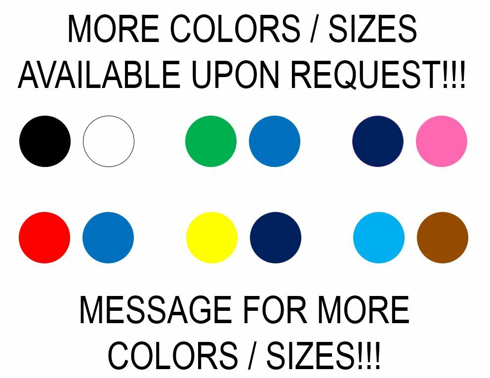Polka Dot Stickers Vinyl Decal PICK SIZE COLOR Scrapbooking Window Wall Bumper gallery