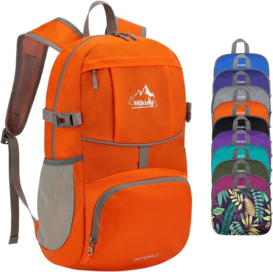 Lightweight Hiking Daypack - 25L Packable Backpack with Organizational Pockets 3