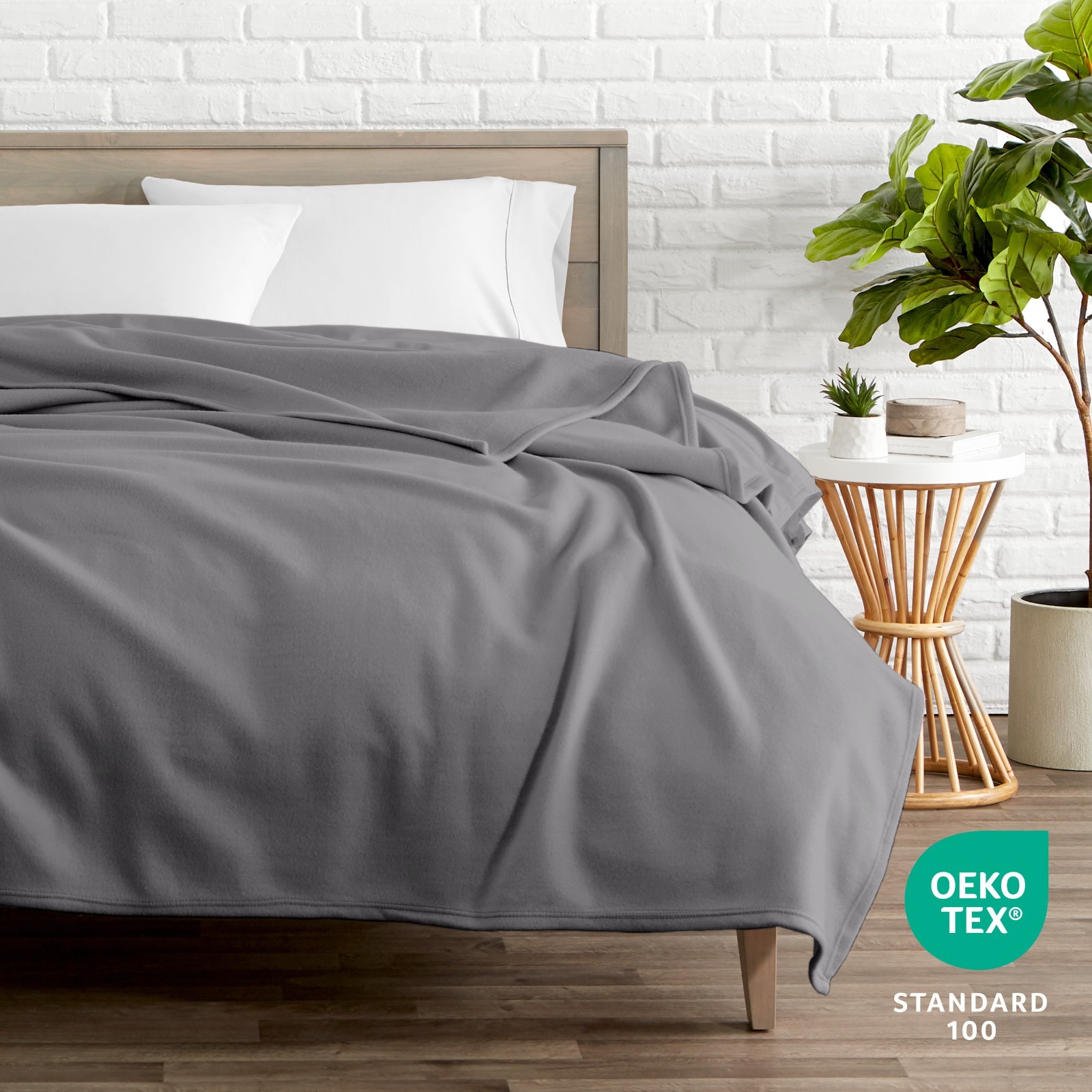 Bare Home Polar Fleece Throw Blanket - Premium Ultra Soft, Ideal for Cold Nights gallery