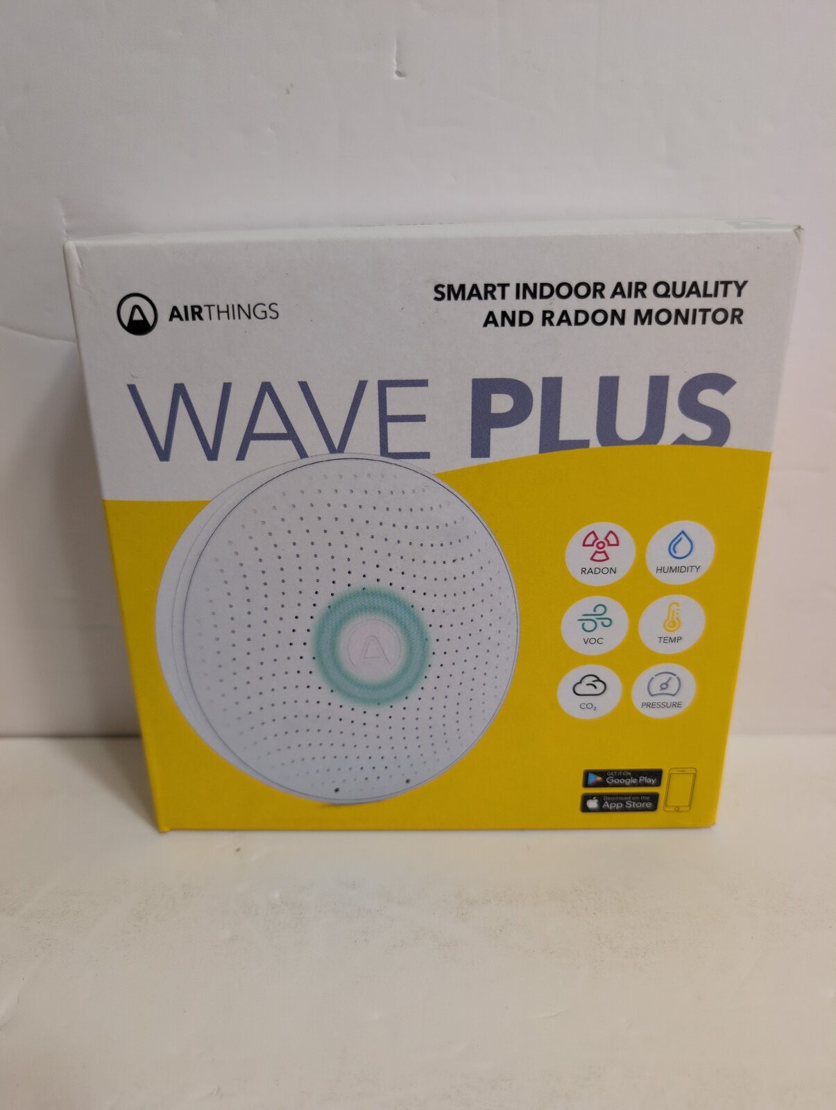 Airthings Wave Plus Smart Indoor Air Quality Monitor+ Radon Detection New Sealed gallery