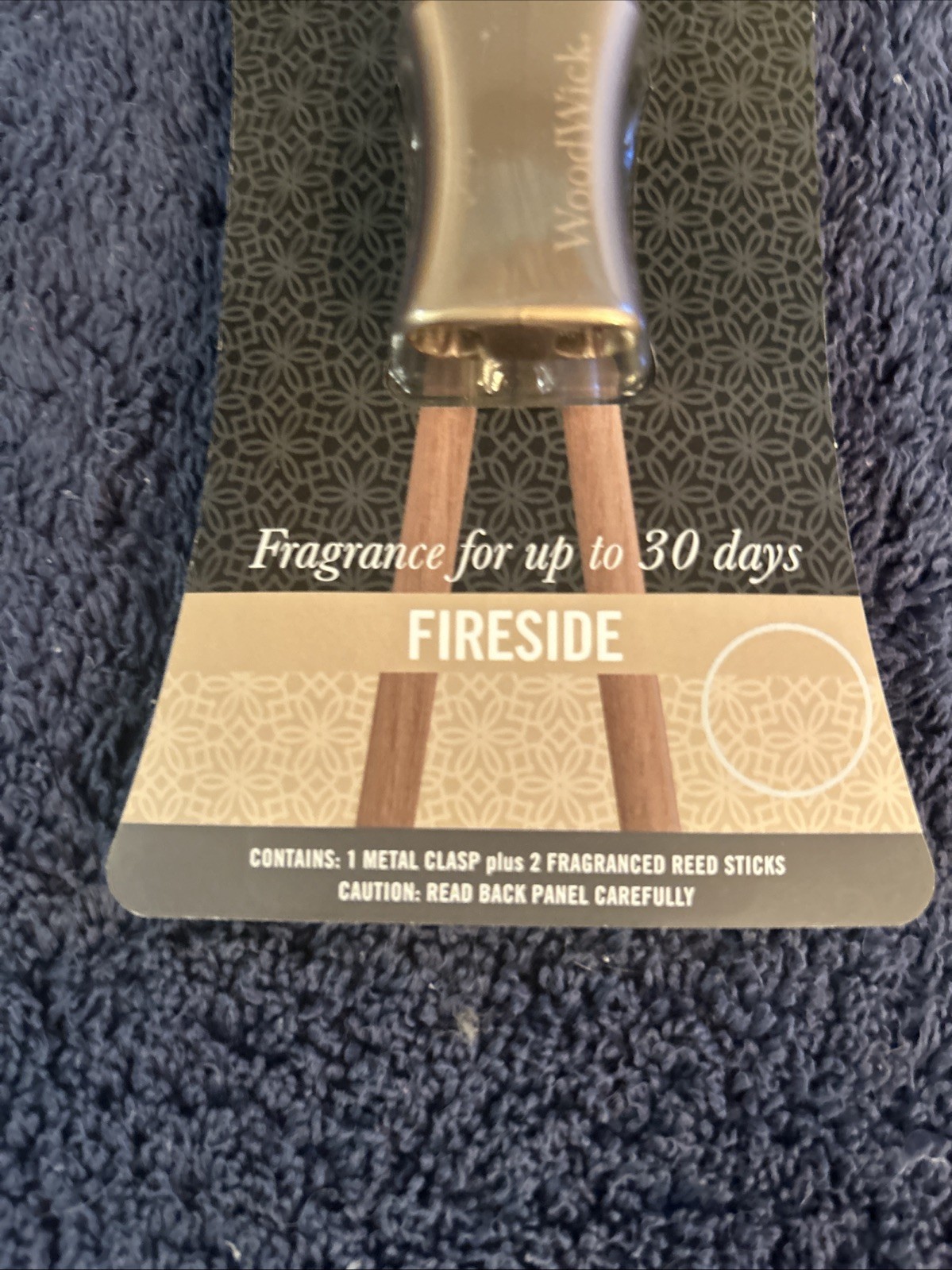 New WoodWick Fireside Auto Reeds Starter Kit Hanging Air Freshener YCC gallery