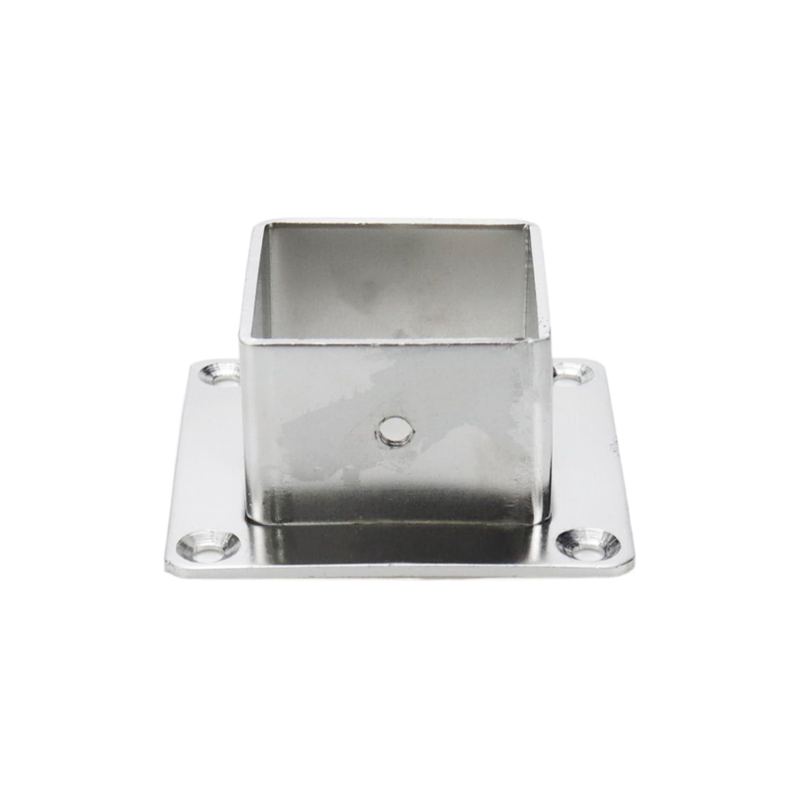 4 Pcs Square Post Bases Stainless Steel Flange Anchor Bases Heavy Duty Post Br gallery