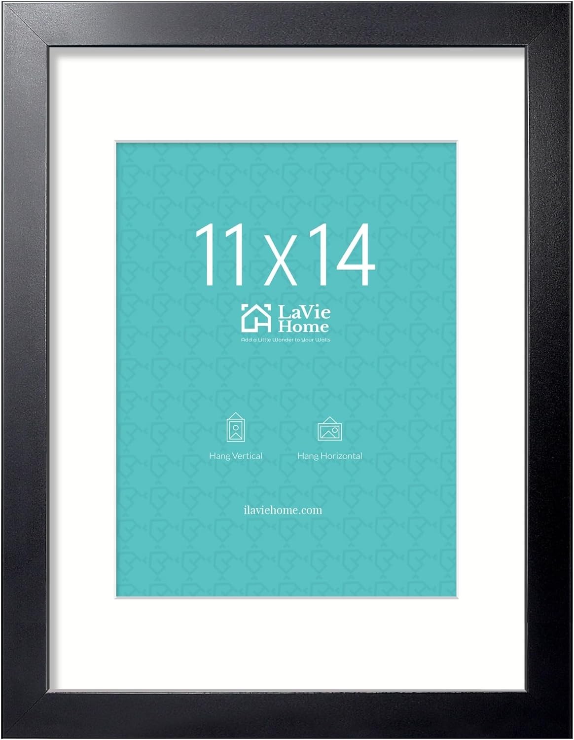 11x14 Picture Frame Black Poster, Frame Wood Photo Frame, Display Wall Mounting gallery