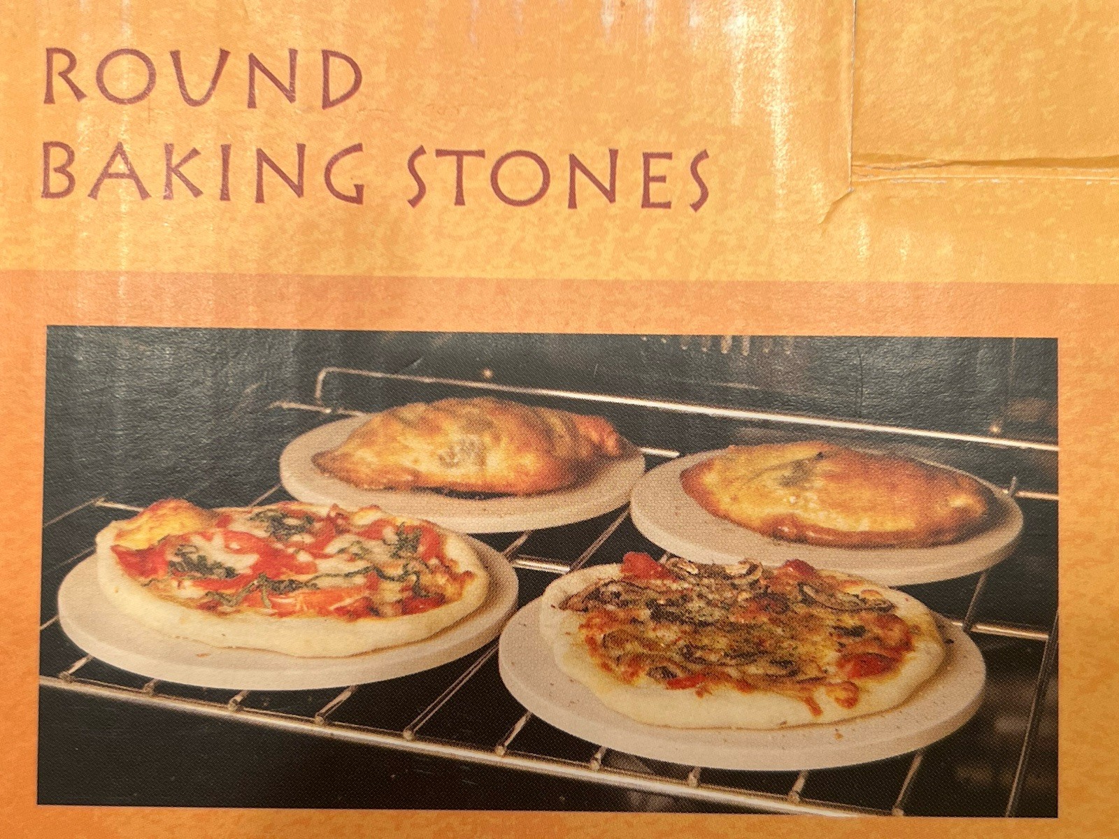 Pizzacraft 8 Inch x 4 Round Baking/Pizza Stones - for Oven or Grill Bread & More gallery