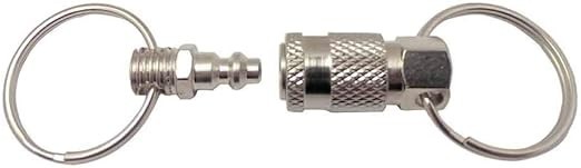 Quick release Air Coupler push to connect Key Chain Amflo style detachable Y90KR gallery